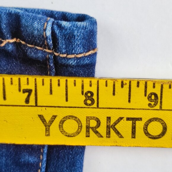 Lucky Brand Charlie jeans high rise boot crop denim blue women's size 6/28 - Picture 15 of 15